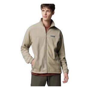 Columbia Steens Mountain Full Zip Fleece Jacket Men’s XXL Beige New